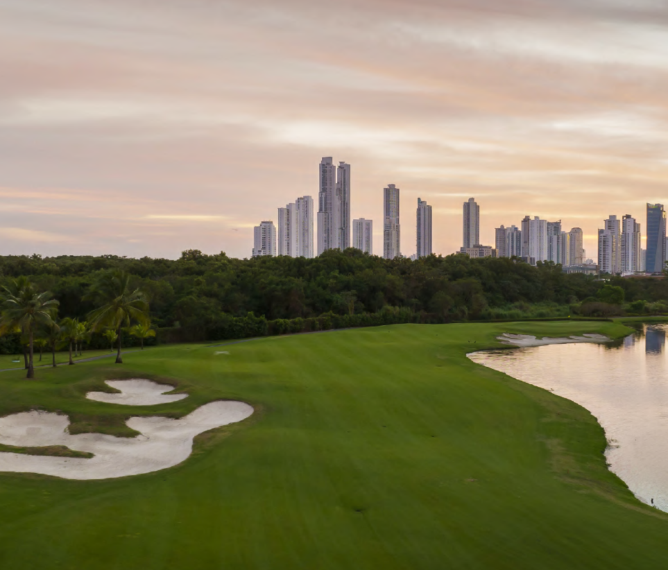 Fotografía panorámica de Golfside Estates en Santa María